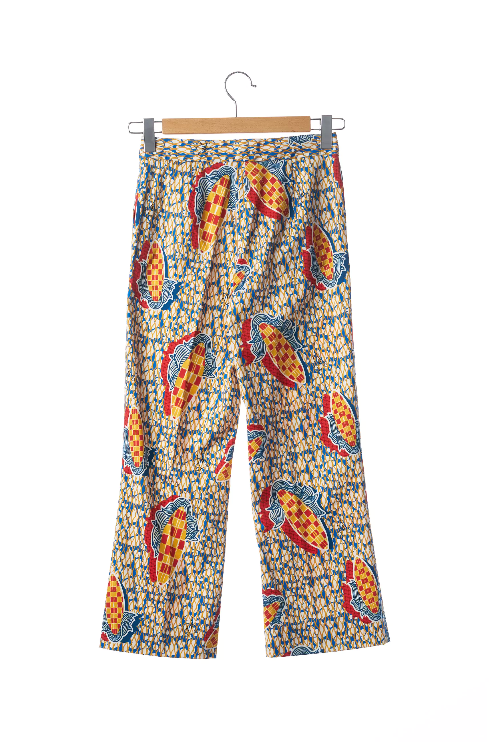 Stella Jean Pantalons Droits Femme couleur jaune
