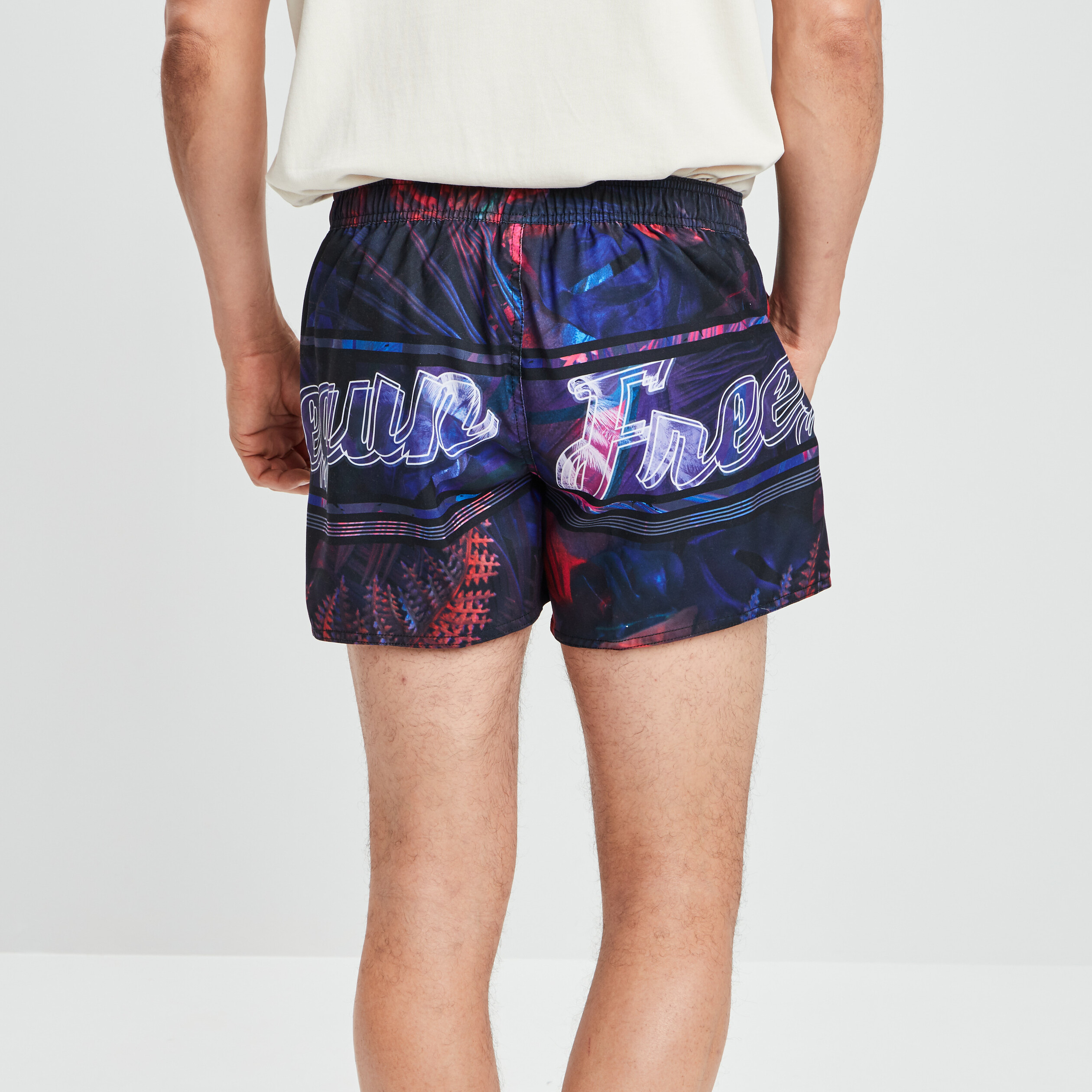 Short de bain Freegun rouge homme | La Halle