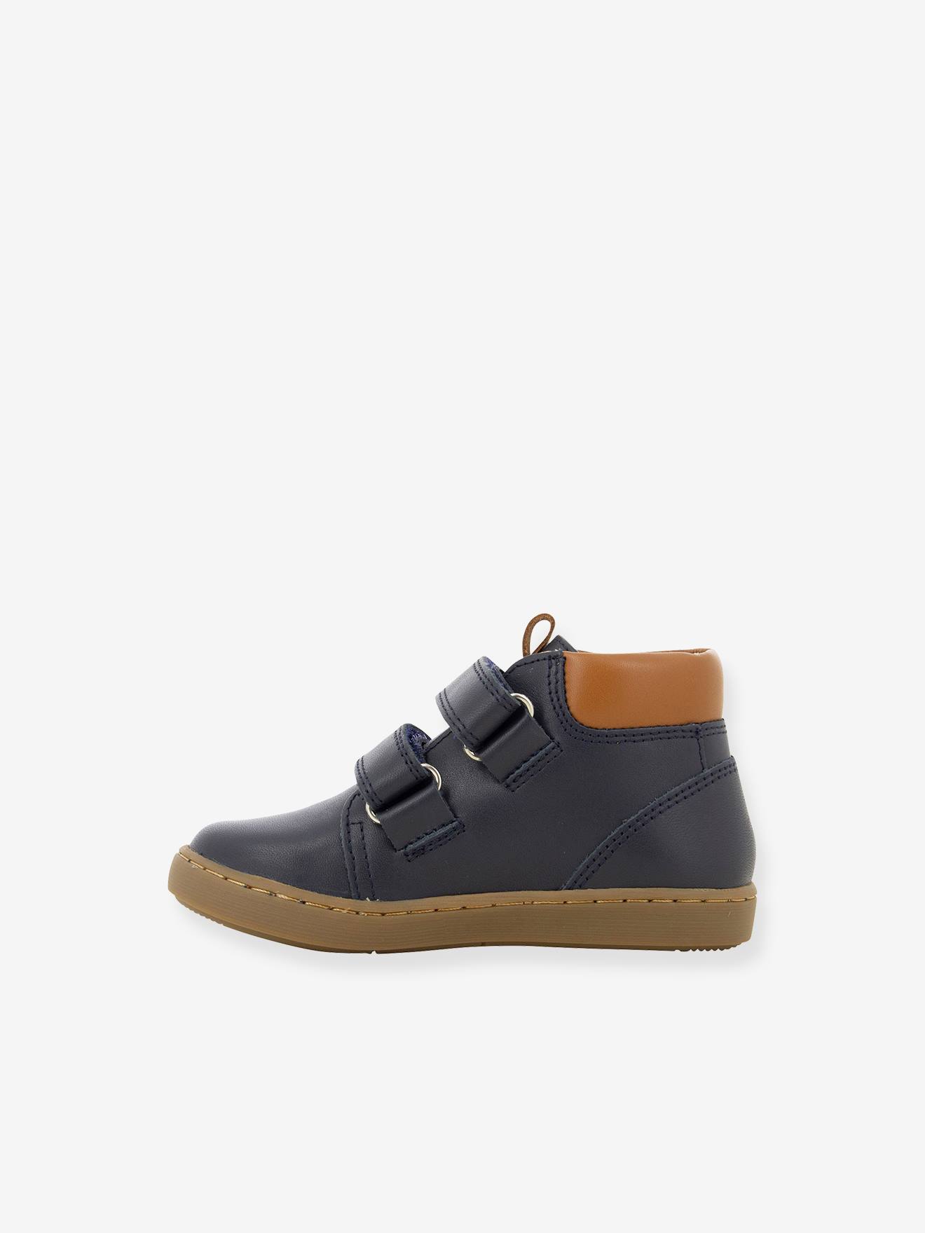Shoo-Pom Kinder Klett-Boots PLAY DESERT SCRATCH SHOO POM - marine