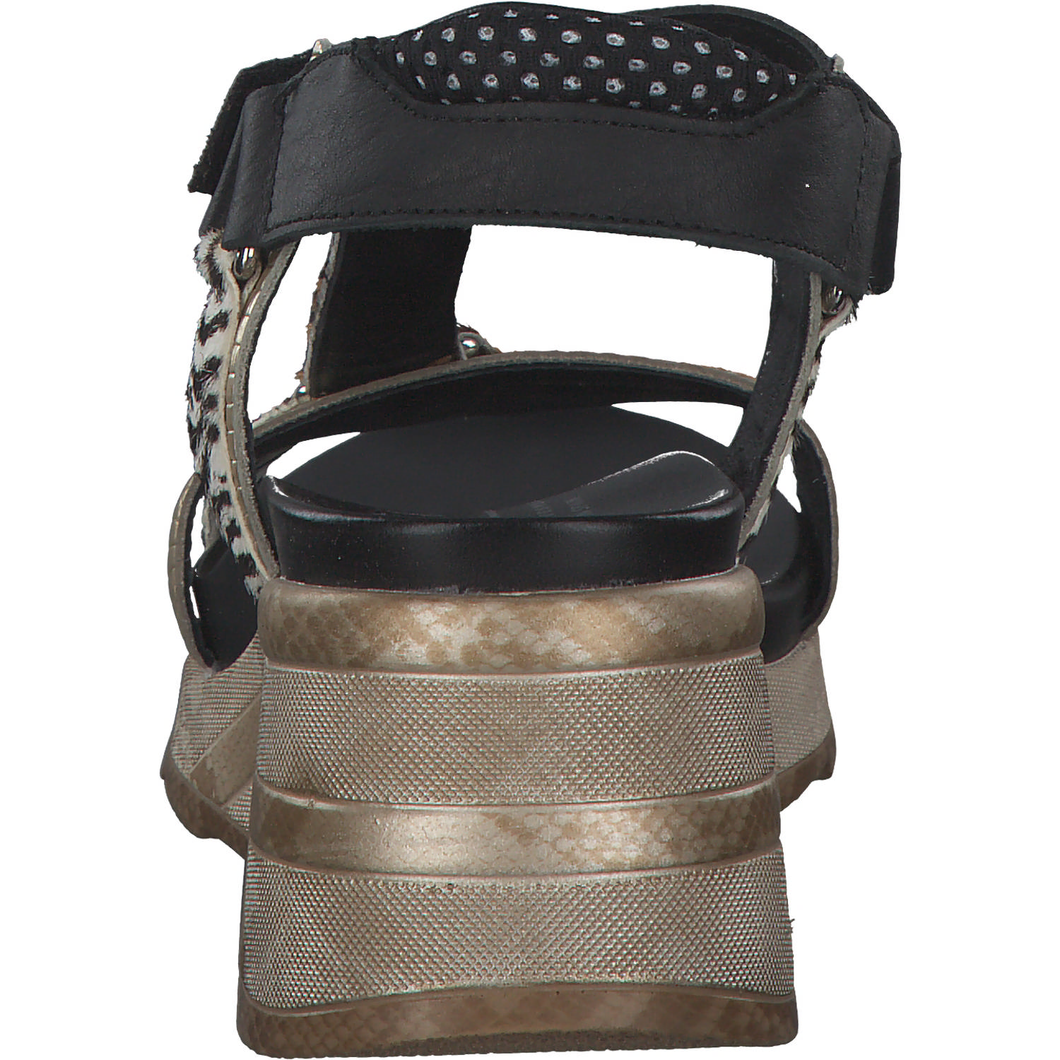 Cetti C1317, Plateau-Sandaletten, Damen, leopardo multicolor