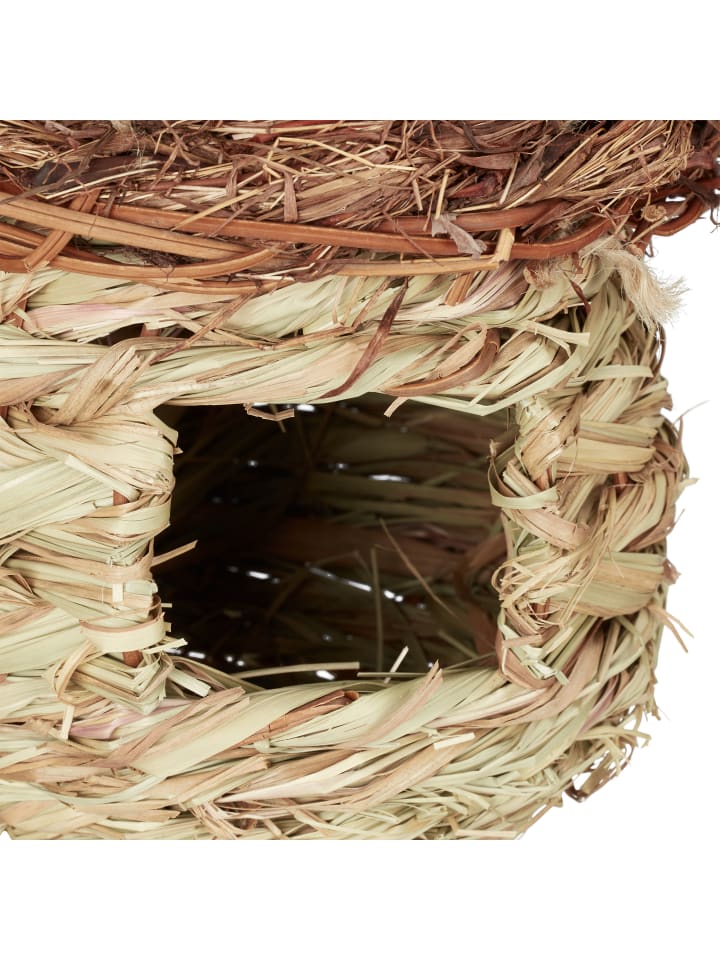 relaxdays Vogelnest für Käfig in Natur - (B)17 x (H)22 x (T)15 cm günstig kaufen onesize