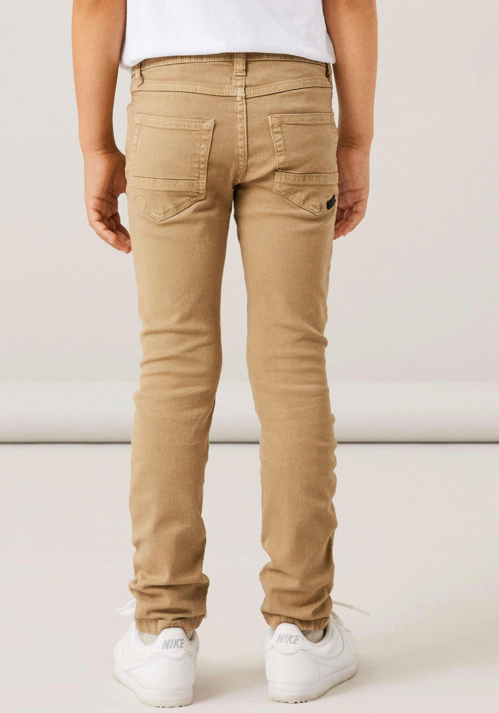 Name It Röhrenhose NKMTHEO XSLIM TWI PANT 1111-TP NOOS