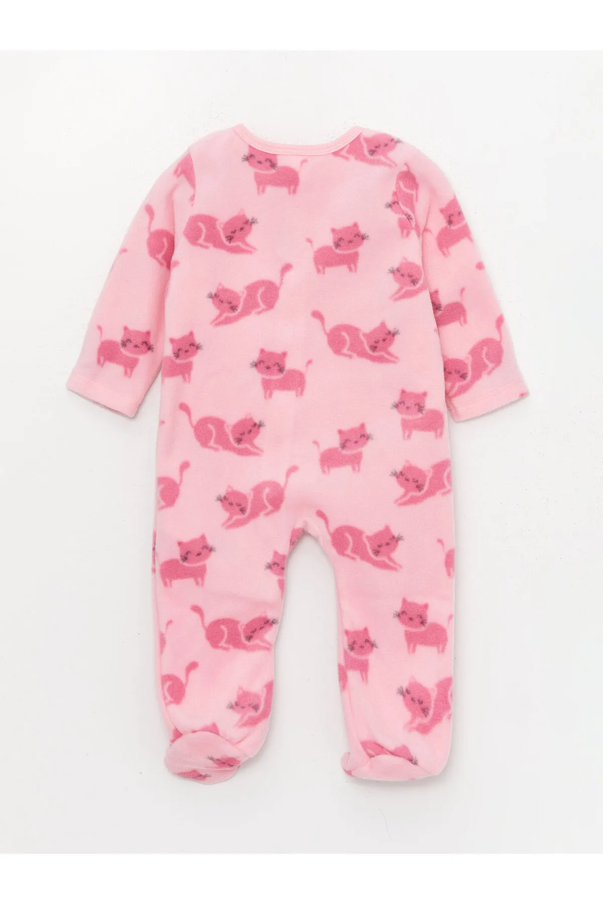 LC Waikiki  Fleece-Overall mit Rundhalsausschnitt für Babys (Mädchen)