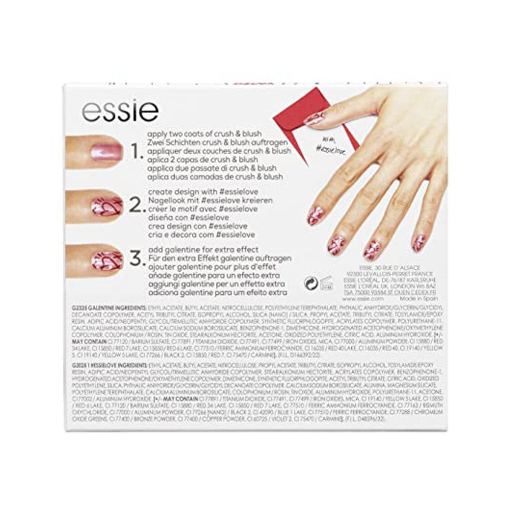 essie Coffret 3 Vernis 5ml - Crush & Blush - Essielove - Galentine