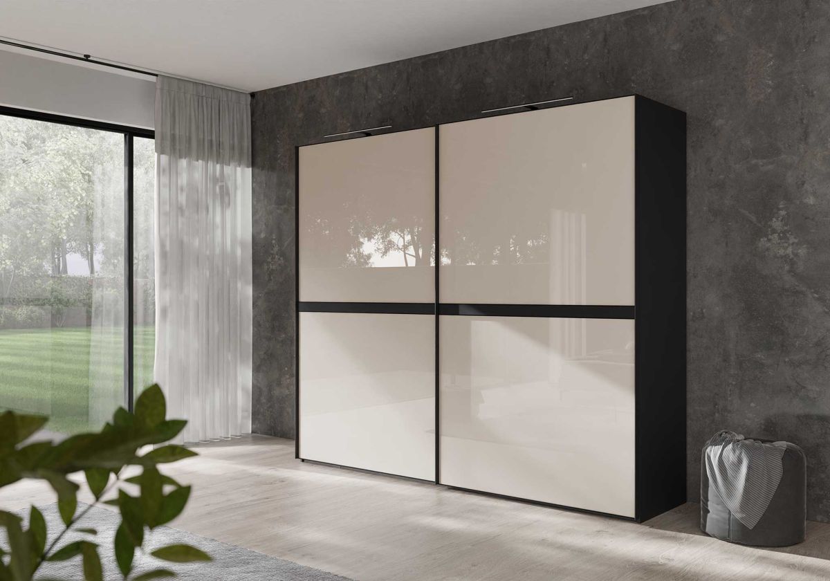 Nolte Schwebetürenschrank Marcato 2.6 Basalt
