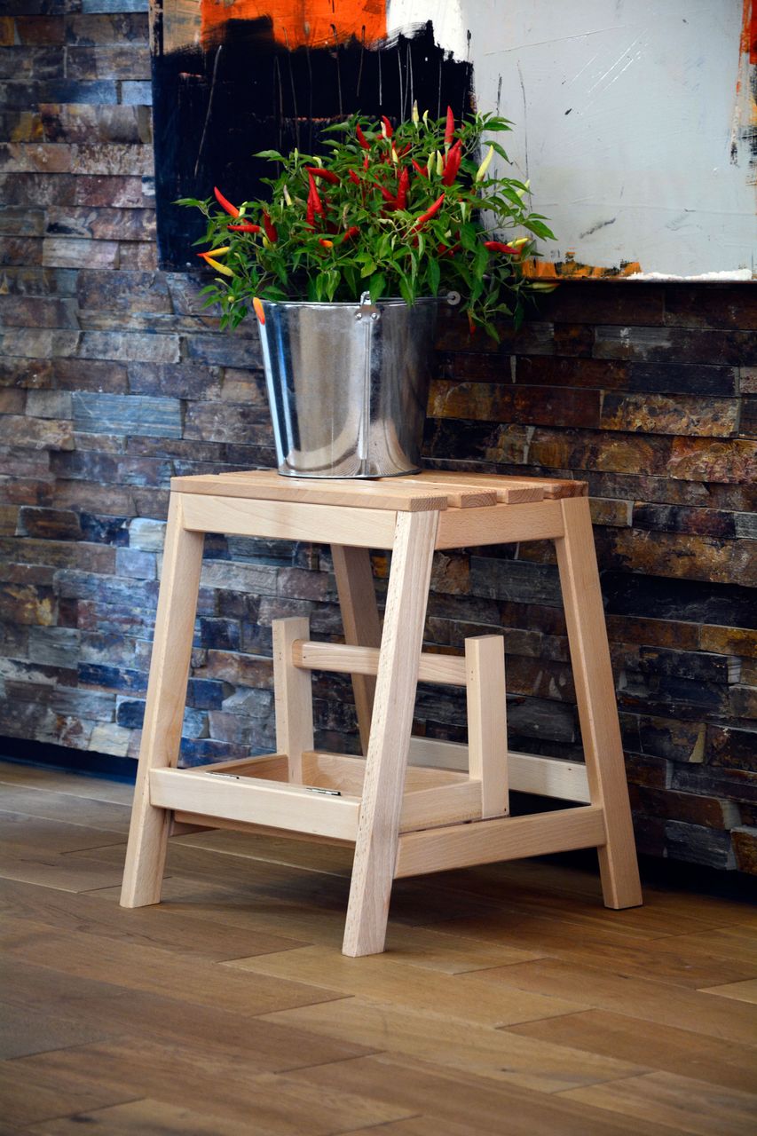dobar Multifunktions-Hocker, naturbraun