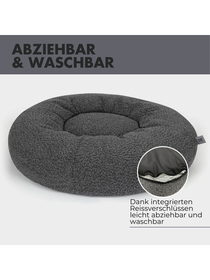PAW WOW Hundebett LENI Bouclé Grau günstig kaufen 80 x 80 cm