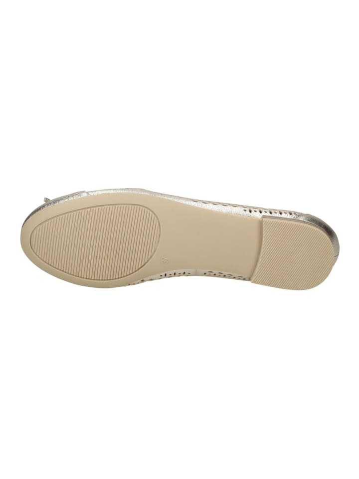 Caprice Ballerinas in Platin günstig kaufen