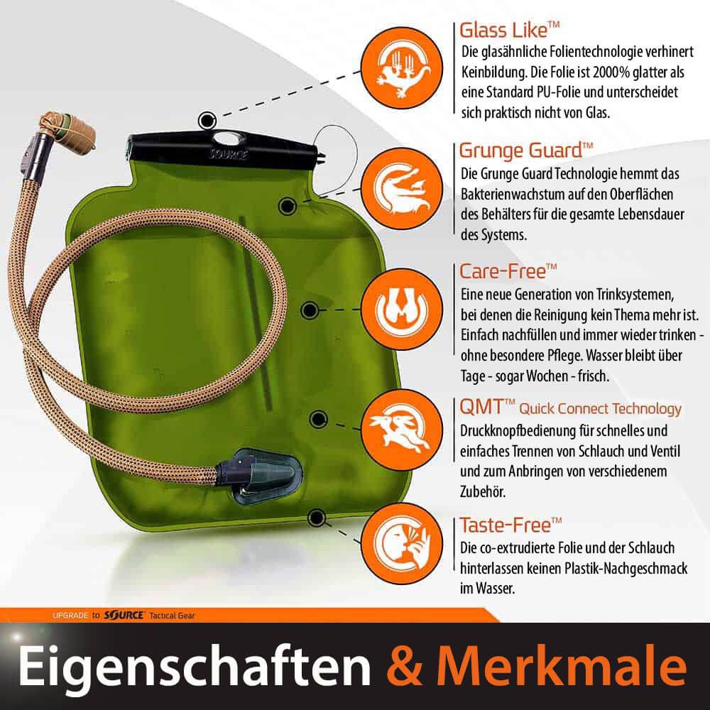 ILPS-Trinkblase 3L mit UTA-Adapter