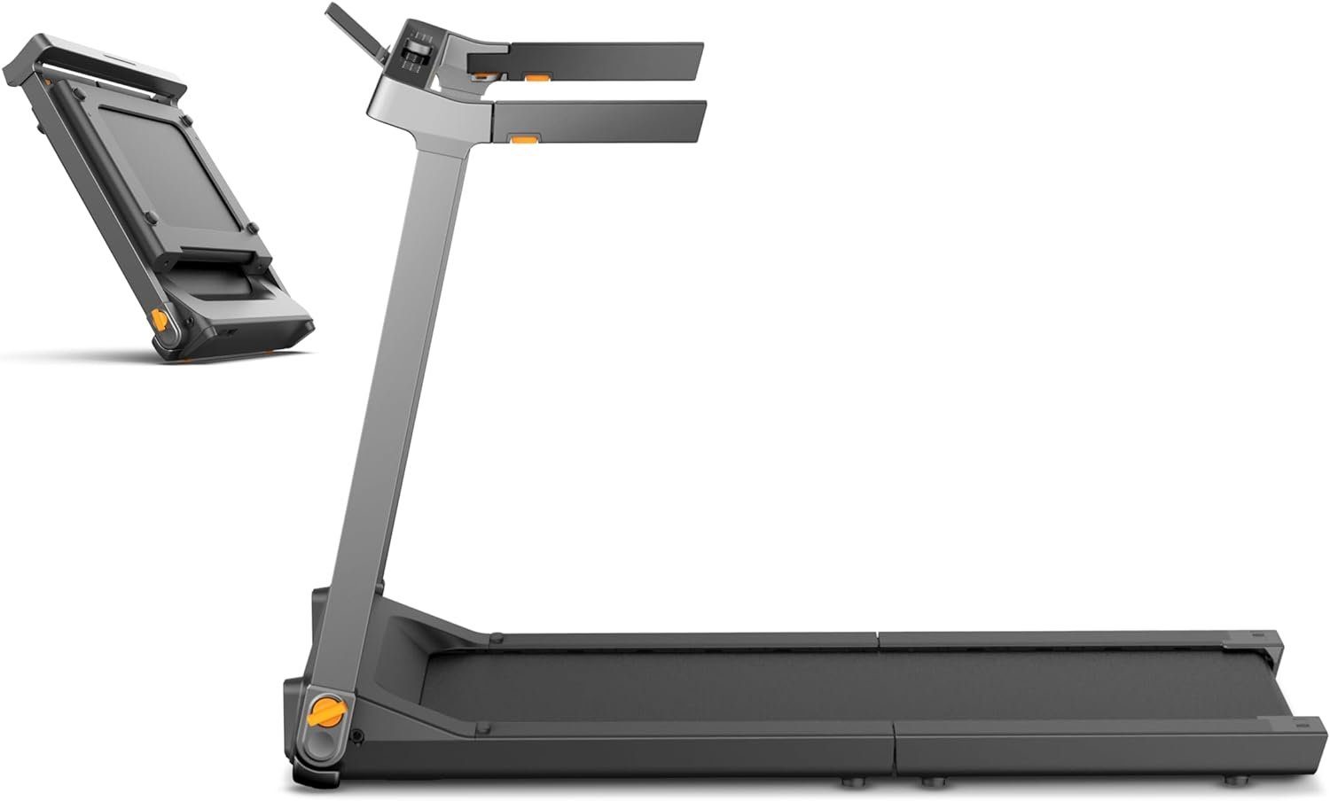 Walkingpad Laufband (Laufband für Zuhause, Doppelt Klappbar,1-12 km/h,750W, Robuster Motor), Laufband für Zuhause,1 Pferdestärke mit HD LED Display