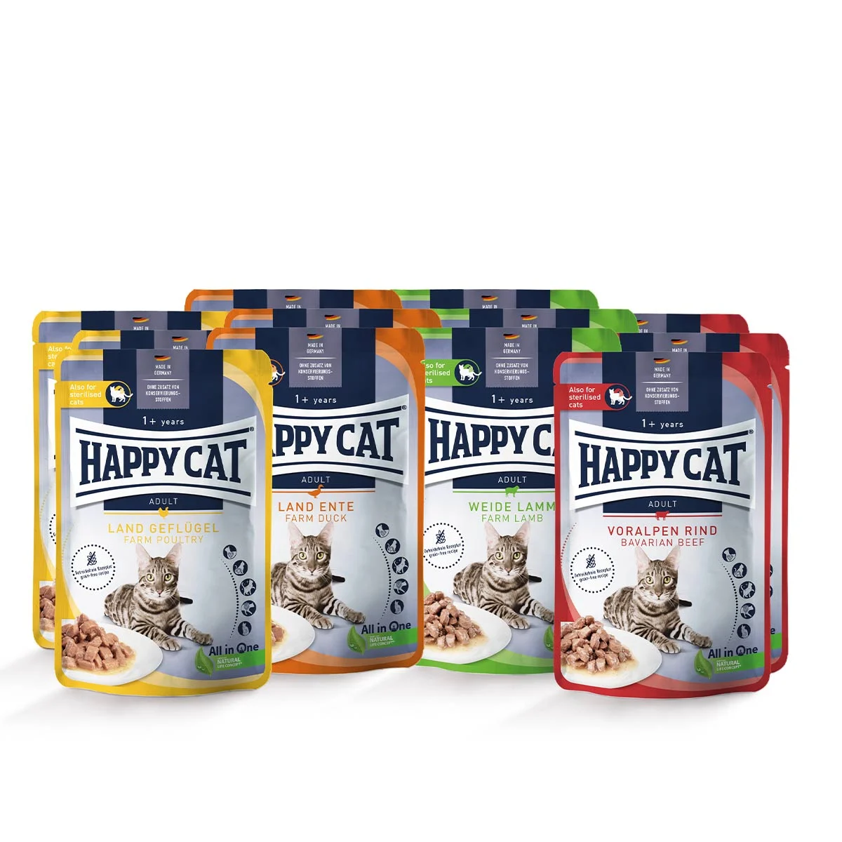 Happy Cat Pouches Mischtray 1 günstig kaufen