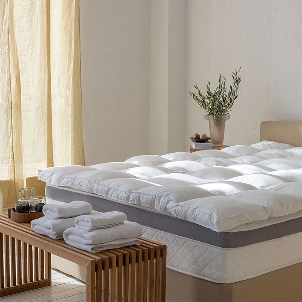 Topper Hanse Topper Federfrei, Hanse, 7 cm hoch, Polyester, (7 cm hoch), Topper, Matratzenauflage, druckentlastend, vegan, flauschig