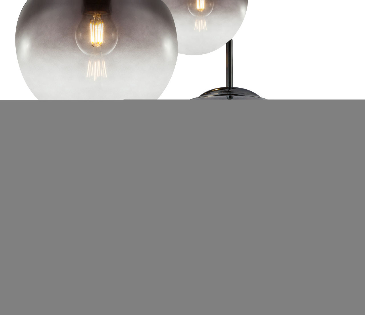 Globo Lighting - VARUS - Hängeleuchte Metall verchromt, 3x E27
