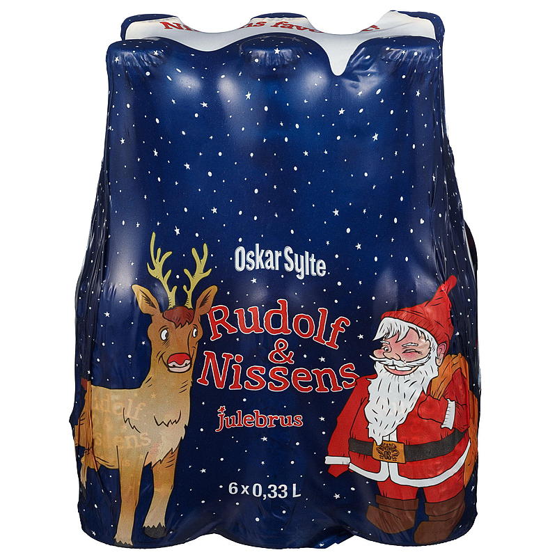 Oscar Sylte Rudolf og Nissen 6 x 0,33 liter