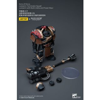 Warhammer: The Horus Heresy Actionfigur: Sons of Horus Justaerin Terminator Squad - Justaerin with Multi-melta and Power Maul