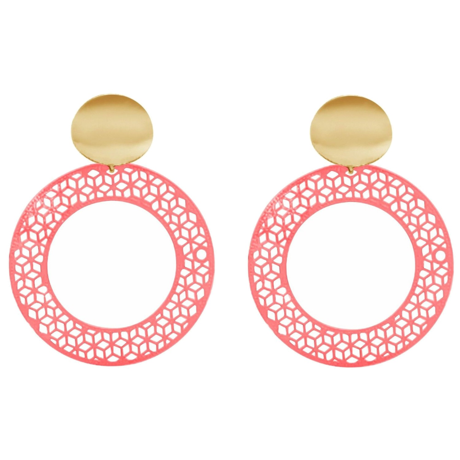 Ohrhänger 'Ohrhänger Mandala Kreis RED CIRCLE'