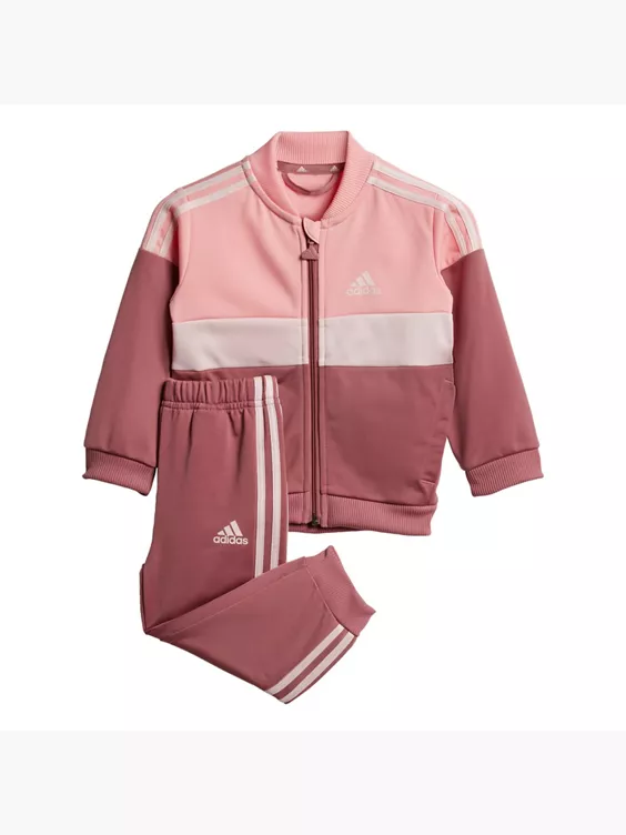 adidas Tiberio 3-Streifen Colorblock Shiny Kids Trainingsanzug