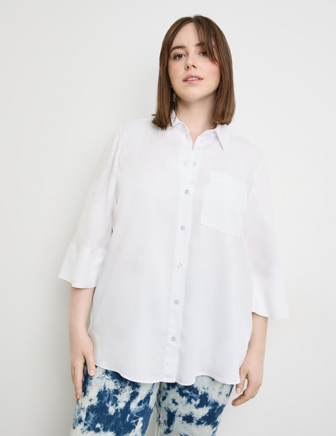 3/4 Arm Bluse aus TENCEL™ Lyocell