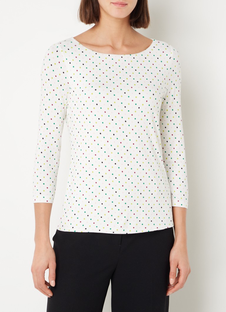 Camicia a maniche lunghe a pois Sonya di Hobbs