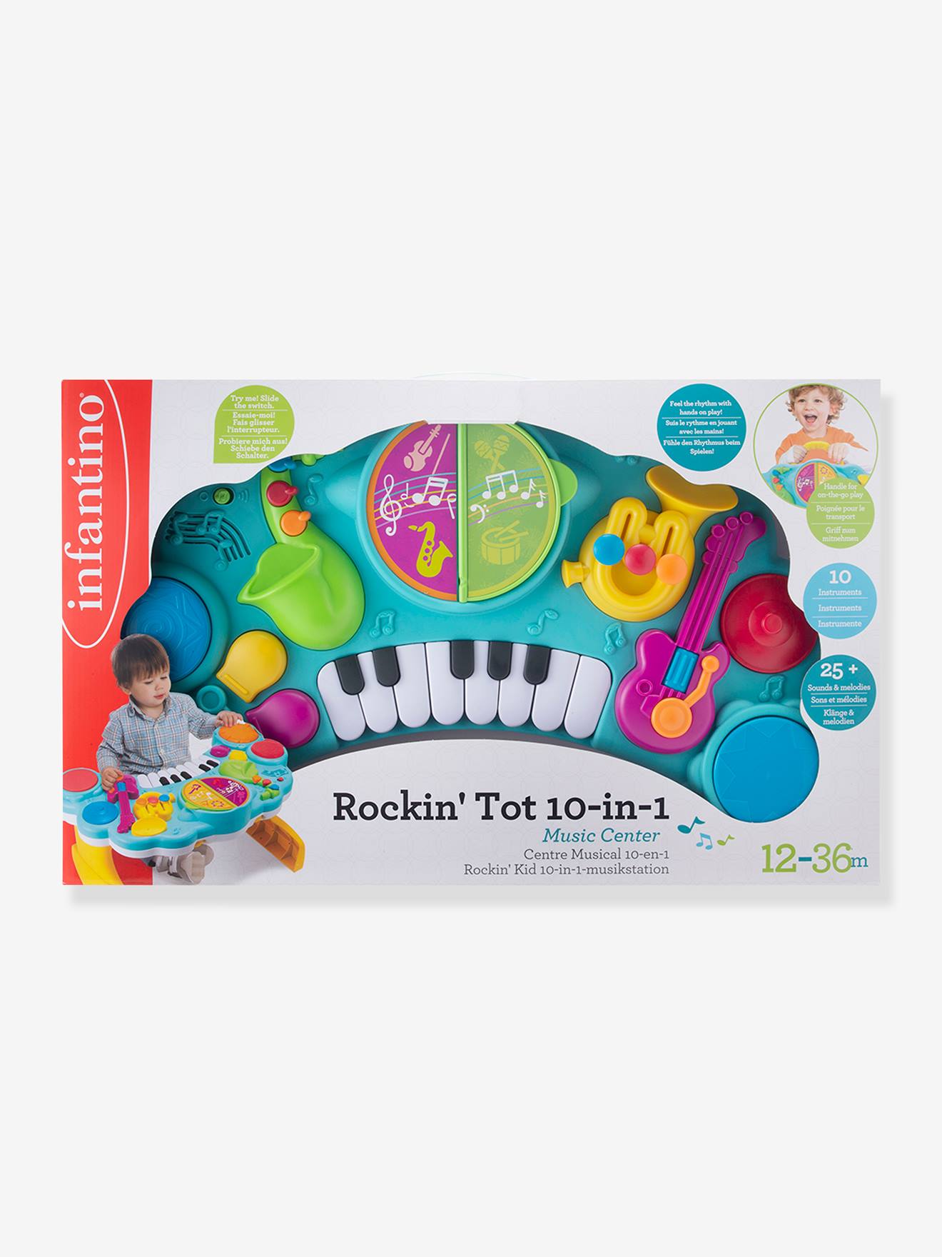 Centre Musical 10 en 1 INFANTINO multicolore