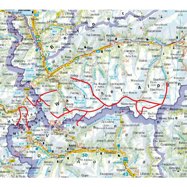 BVR SKITOURENFÜHRER HAUTE ROUTE
