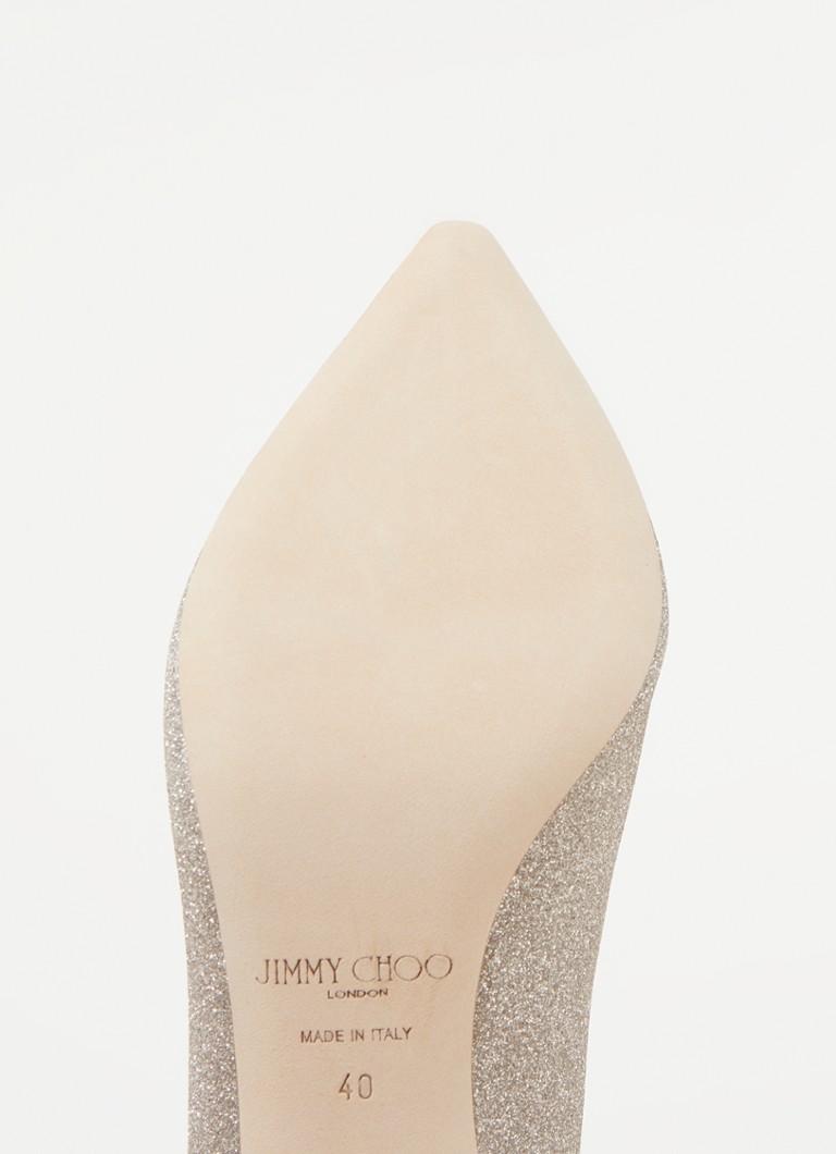 Jimmy Choo Romy augstpapēžu kurpes ar mirdzošām detaļām