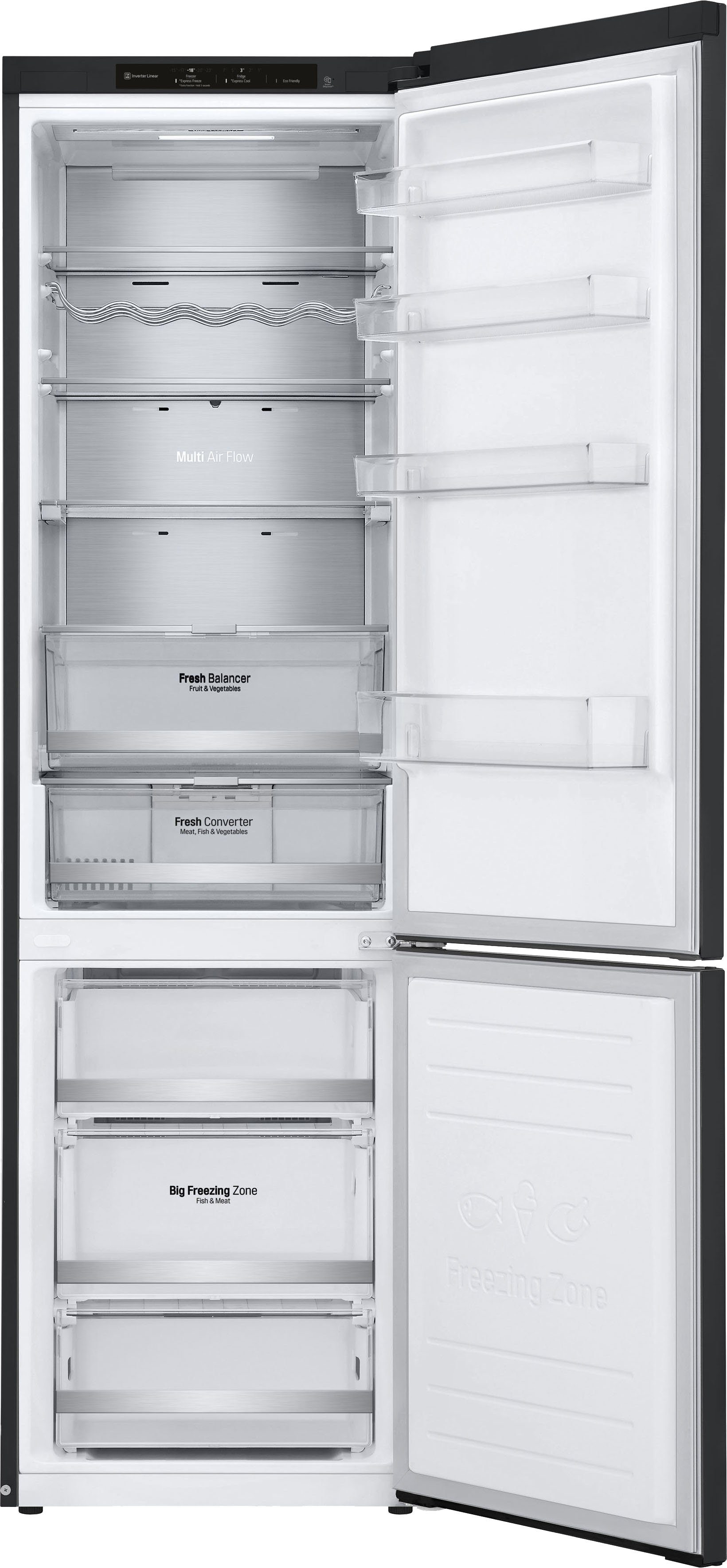 LG Kühl-/Gefrierkombination GBB92MCBAP, 203 cm hoch, 59,5 cm breit