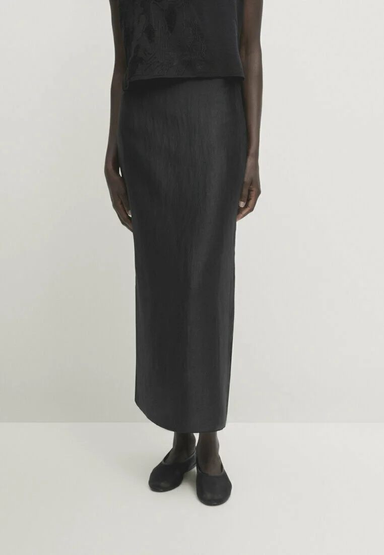 Falda larga Massimo Dutti