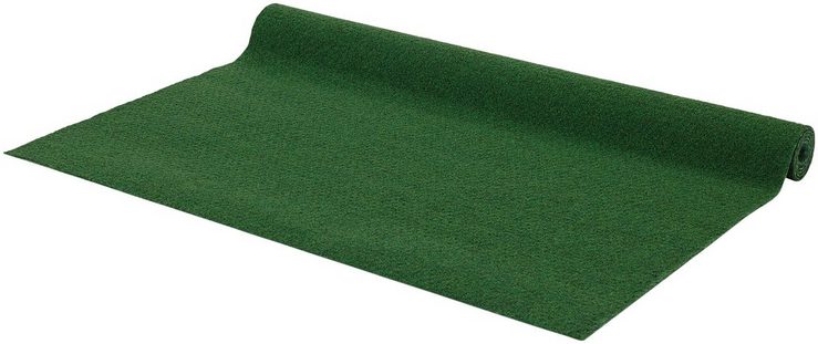 Kunstrasen Field, Andiamo, rechteckig, Höhe: 4 mm, Rasenteppich aus Nadelfilz, mit Noppen, für Balkon & Terrasse