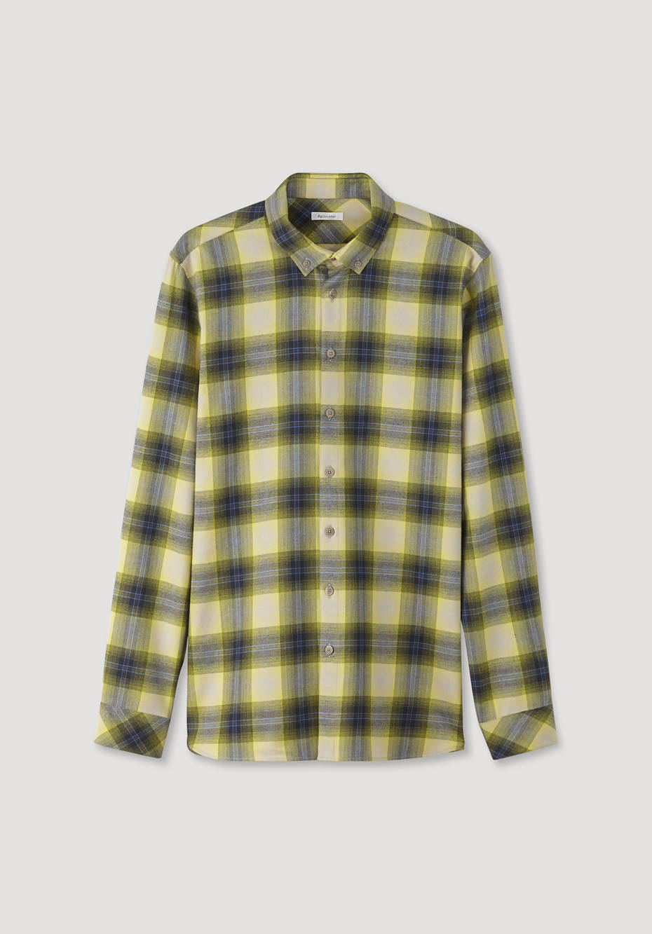 Flanell-Karohemd Regular Fit aus reiner Bio-Baumwolle