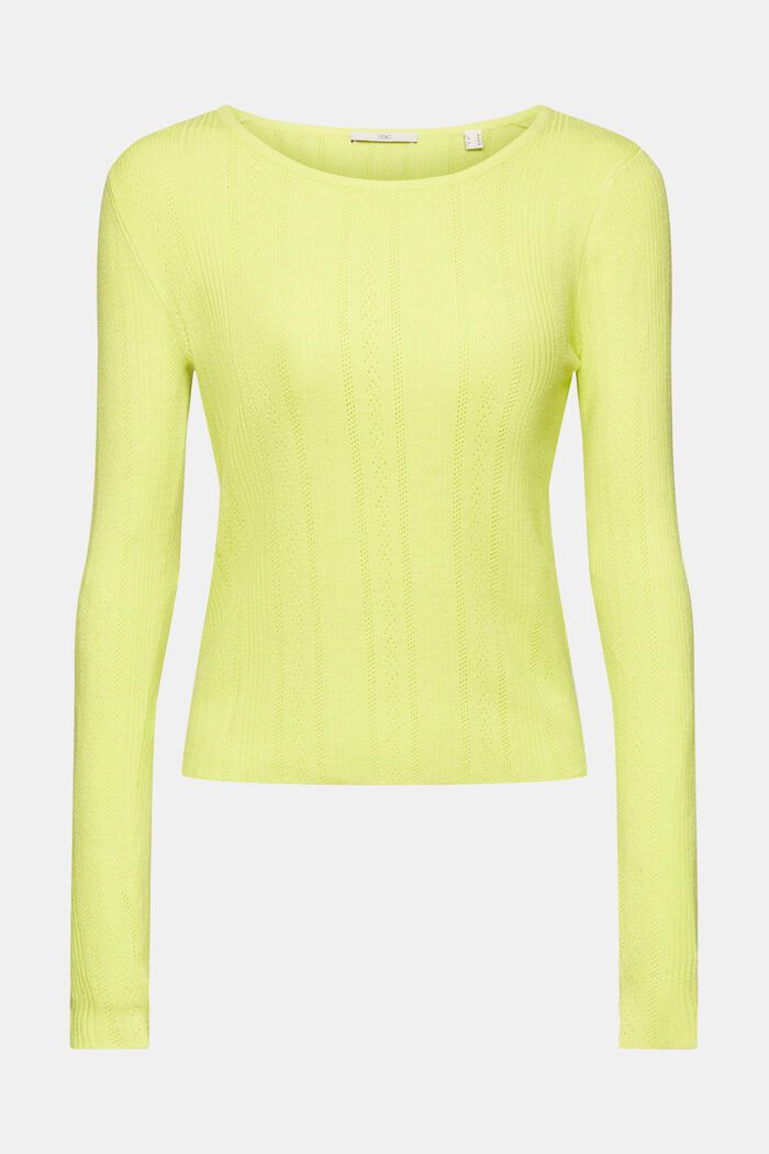 Pullover im Ajour-Stil