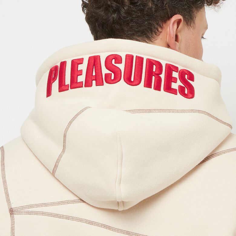 Pleasures Vein Hoodie tan