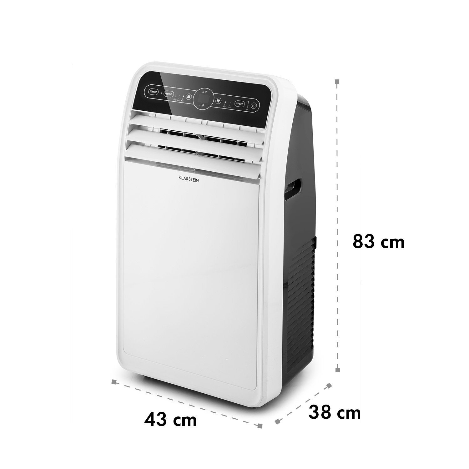 Klarstein Klimagerät Metrobreeze 9 New York City, Klimagerät mobil Air Conditioner Kühlgerät Luftkühler