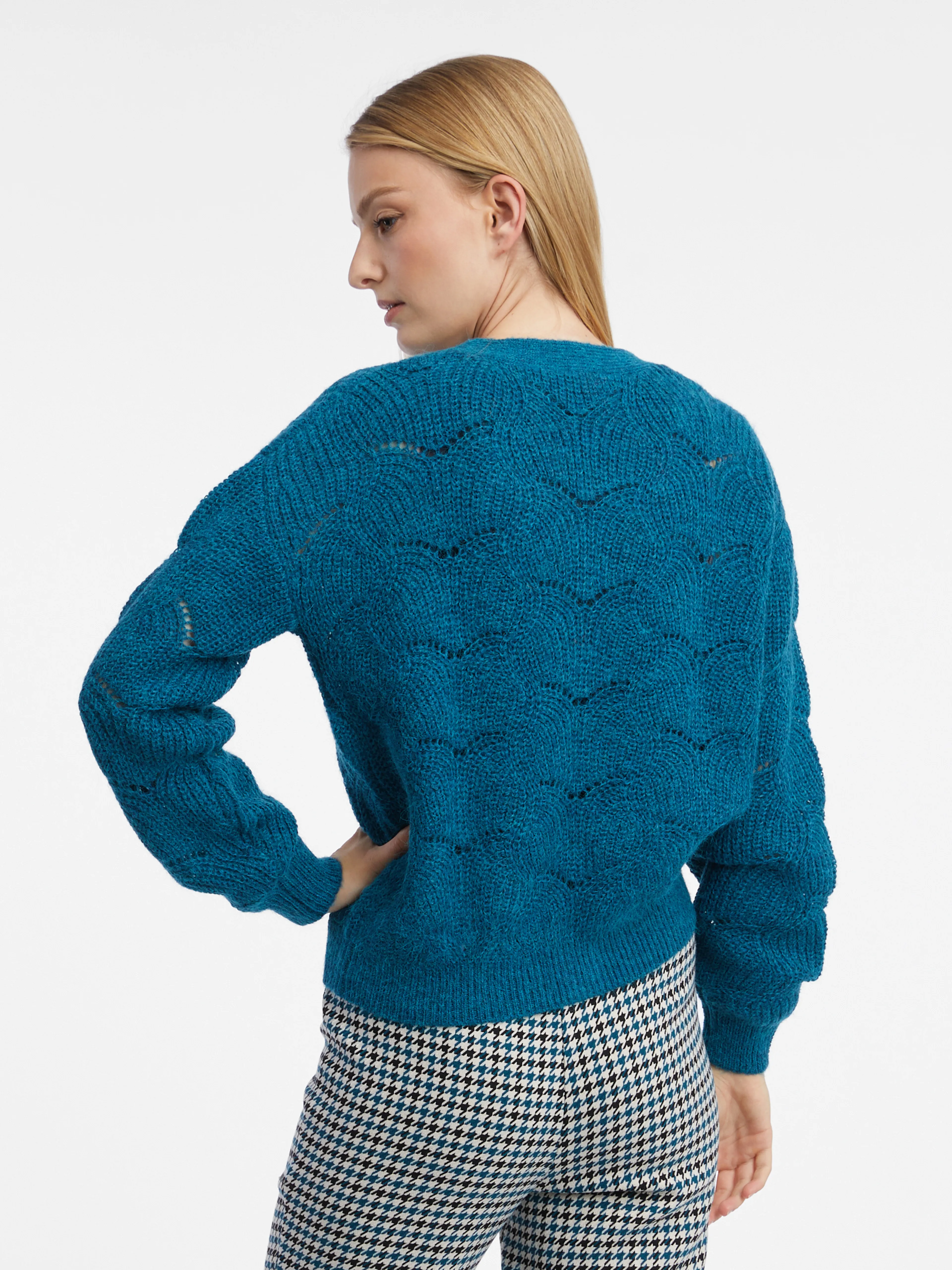 Blaue Damen Strickjacke ORSAY