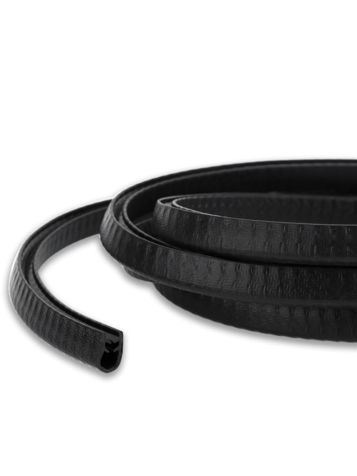Intirilife Kantenschutzprofil für Blech aus Gummi - Zuschnitt Meterware in Schwarz günstig kaufen onesize