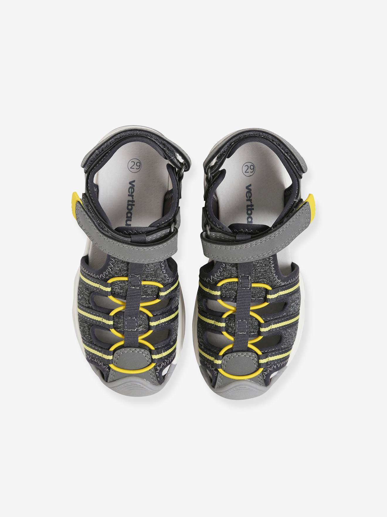 Vertbaudet Jungen Outdoor-Sandalen - grau