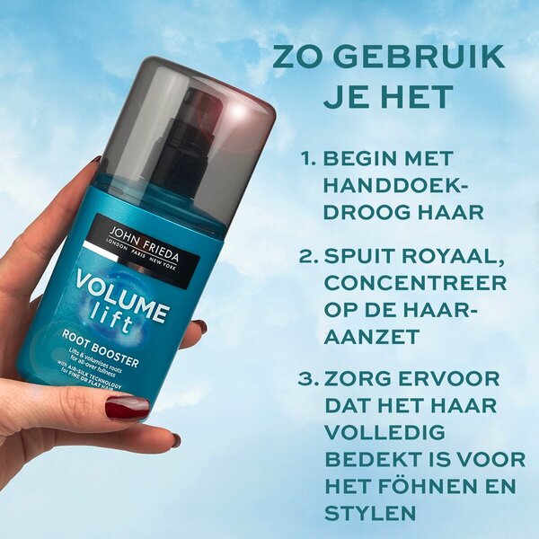 Loțiune pentru uscare cu foehn John Frieda Volume Lift Radical Booster 125ml