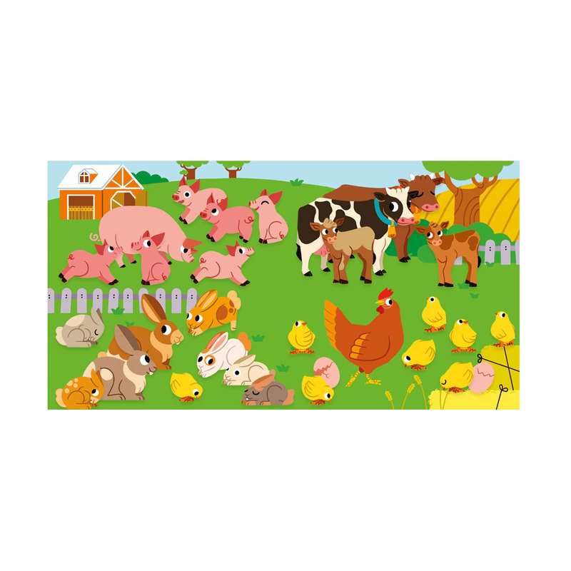 Je décore mon poster A la ferme - Lito