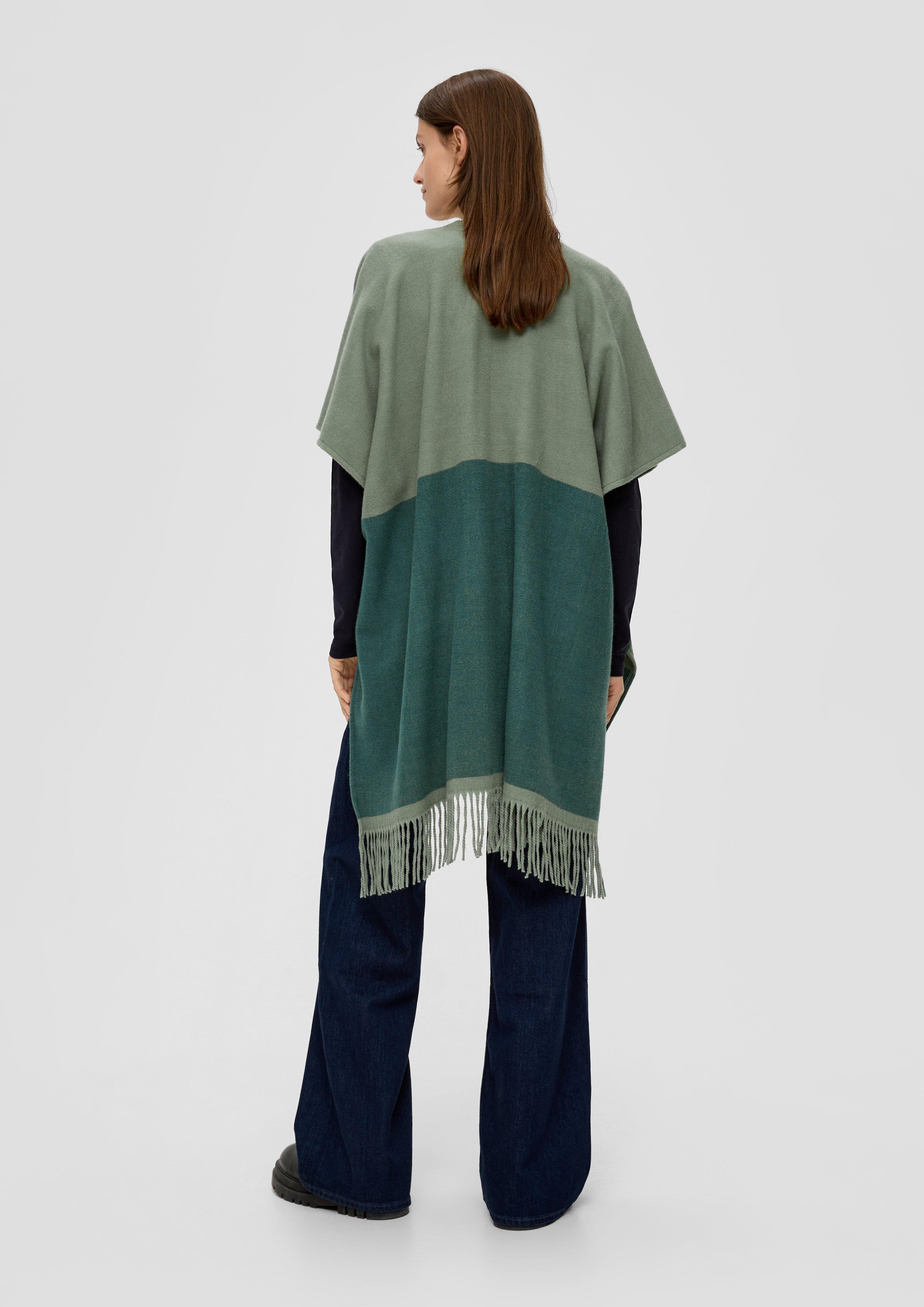 Poncho mit Streifenmuster  2136454-7210