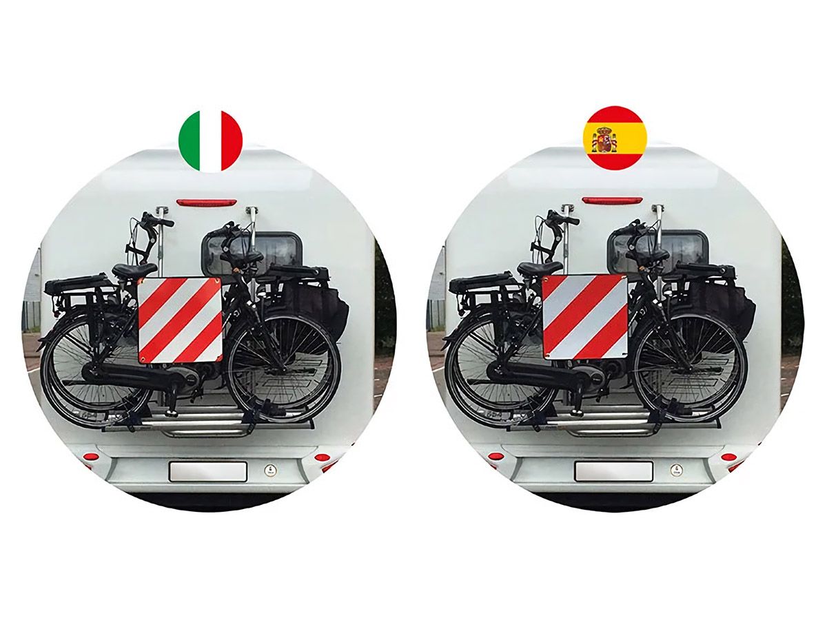 ProPlus Italien/Spanien Aluminium Warnschild