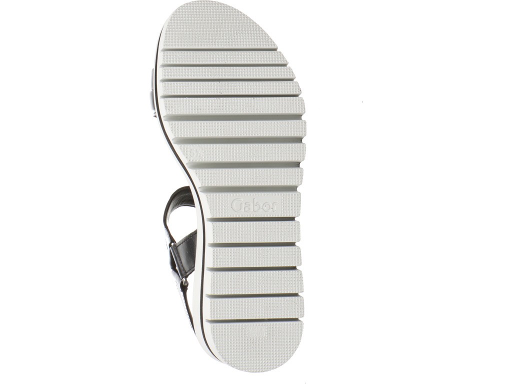 GABOR Plateau Sandalen schwarz
