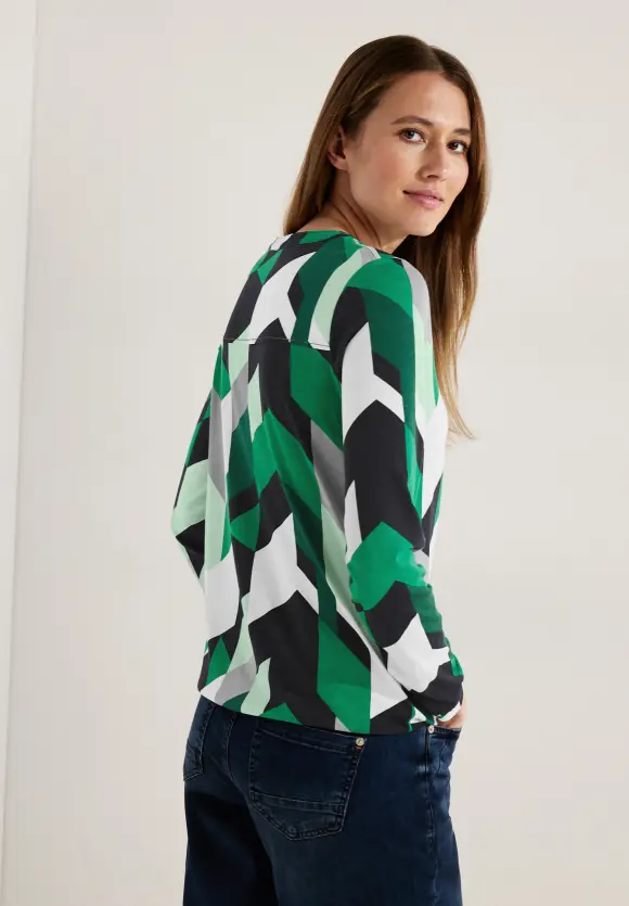 CECIL Langarmshirt mit Grafikprint