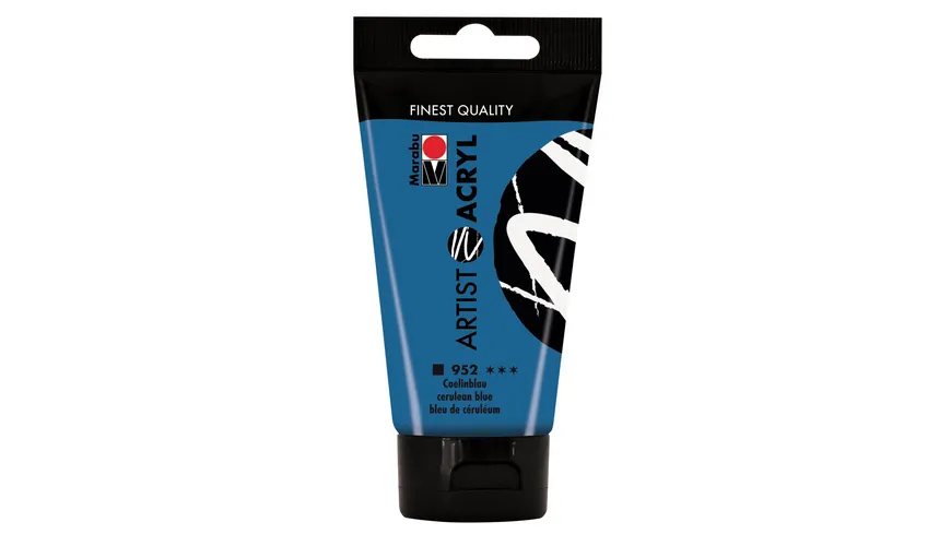 Marabu Artist Acryl, Coelinblau 952, 75 ml 75 ml