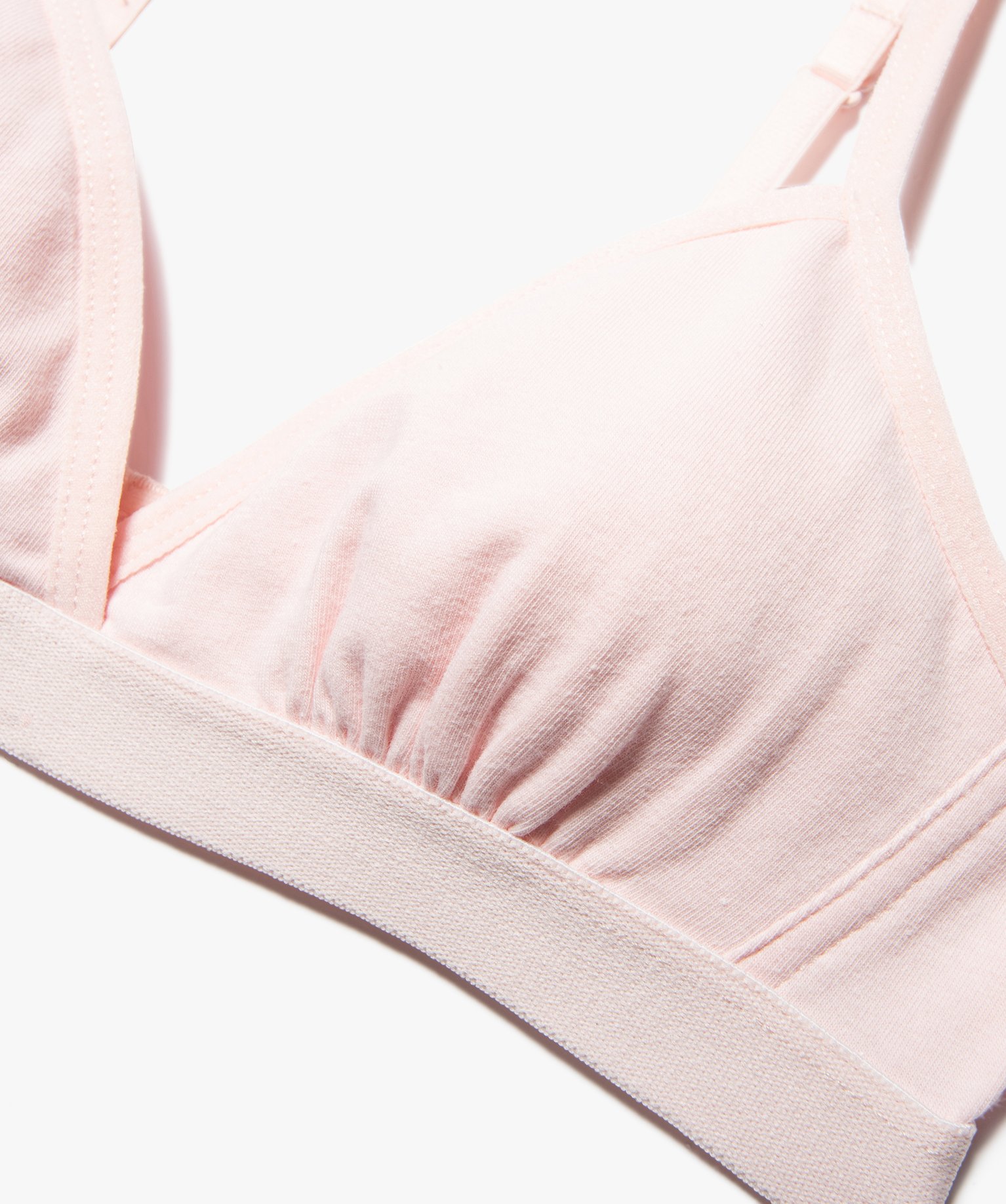 Soutien-gorge fille triangle à bretelles multipositions rose | GEMO