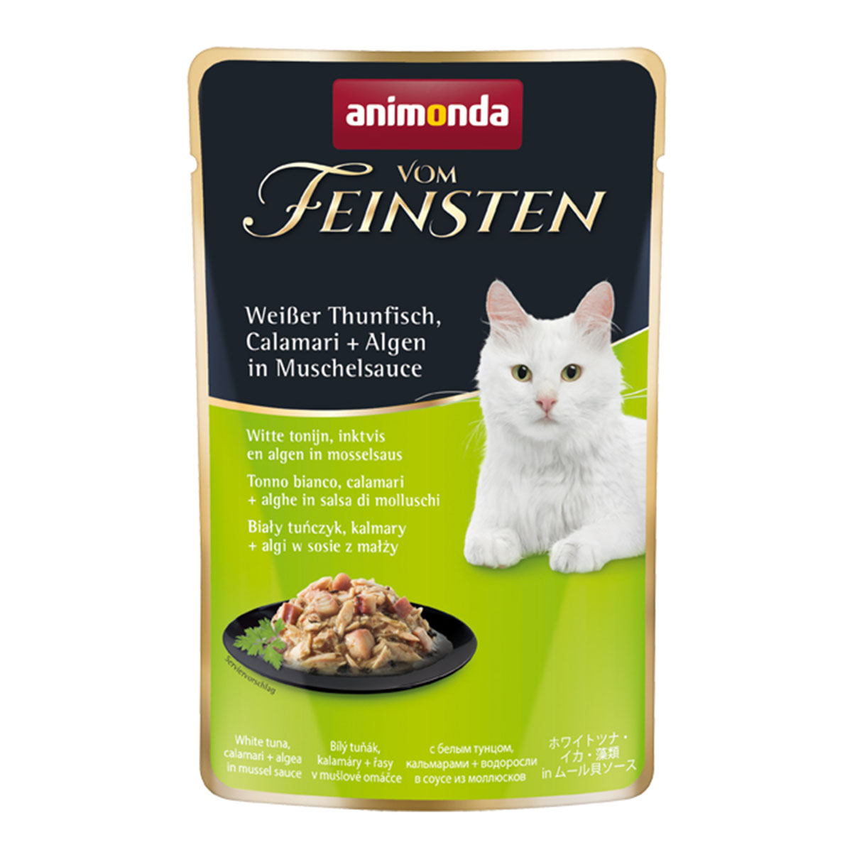 animonda vom Feinsten Thunfisch, Calamari und Alge Muschelsauce