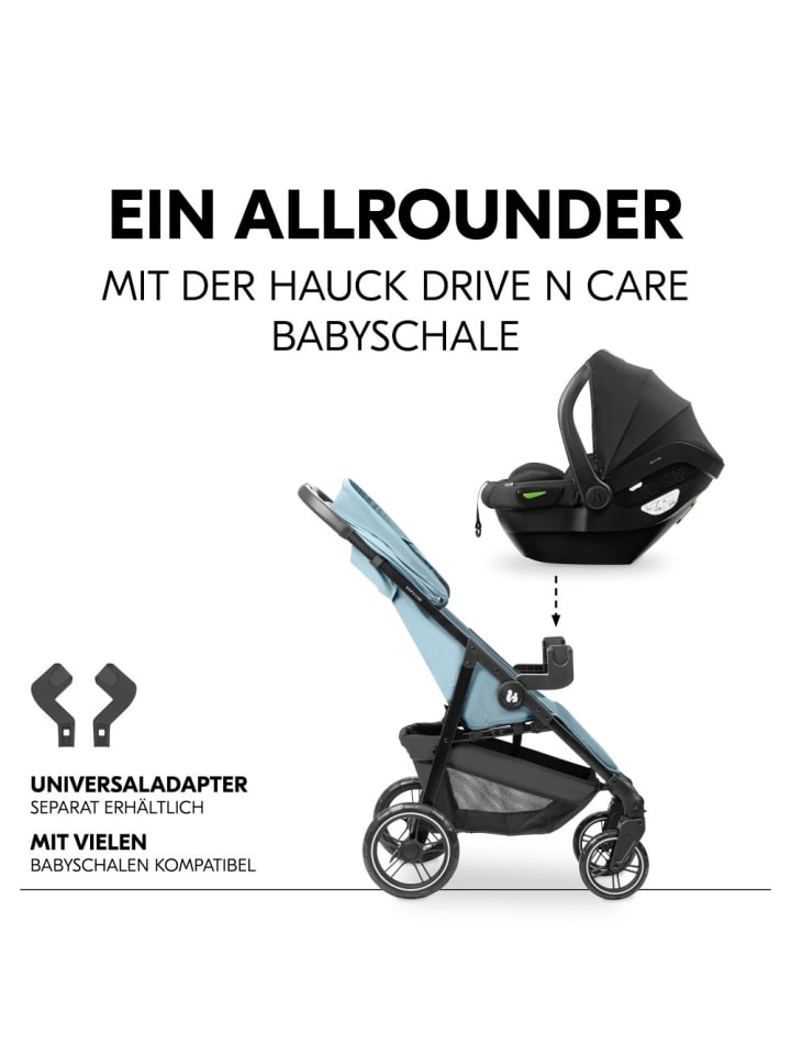 Hauck Buggy Shop N Care - Dusty Blue in blau günstig kaufen onesize