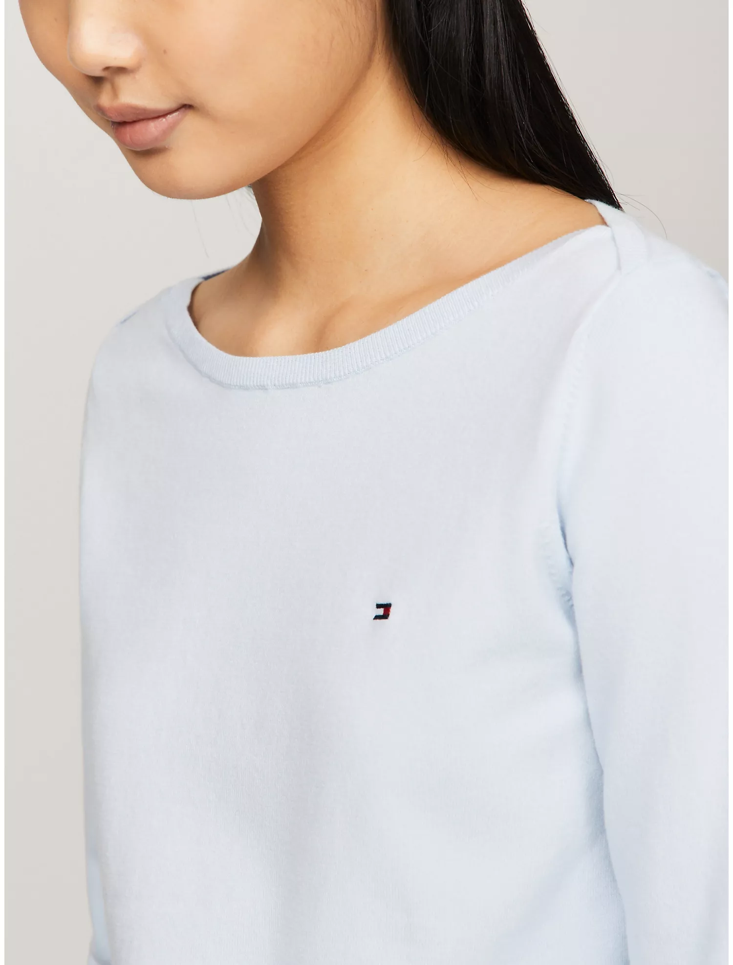 Solid Boatneck Sweater