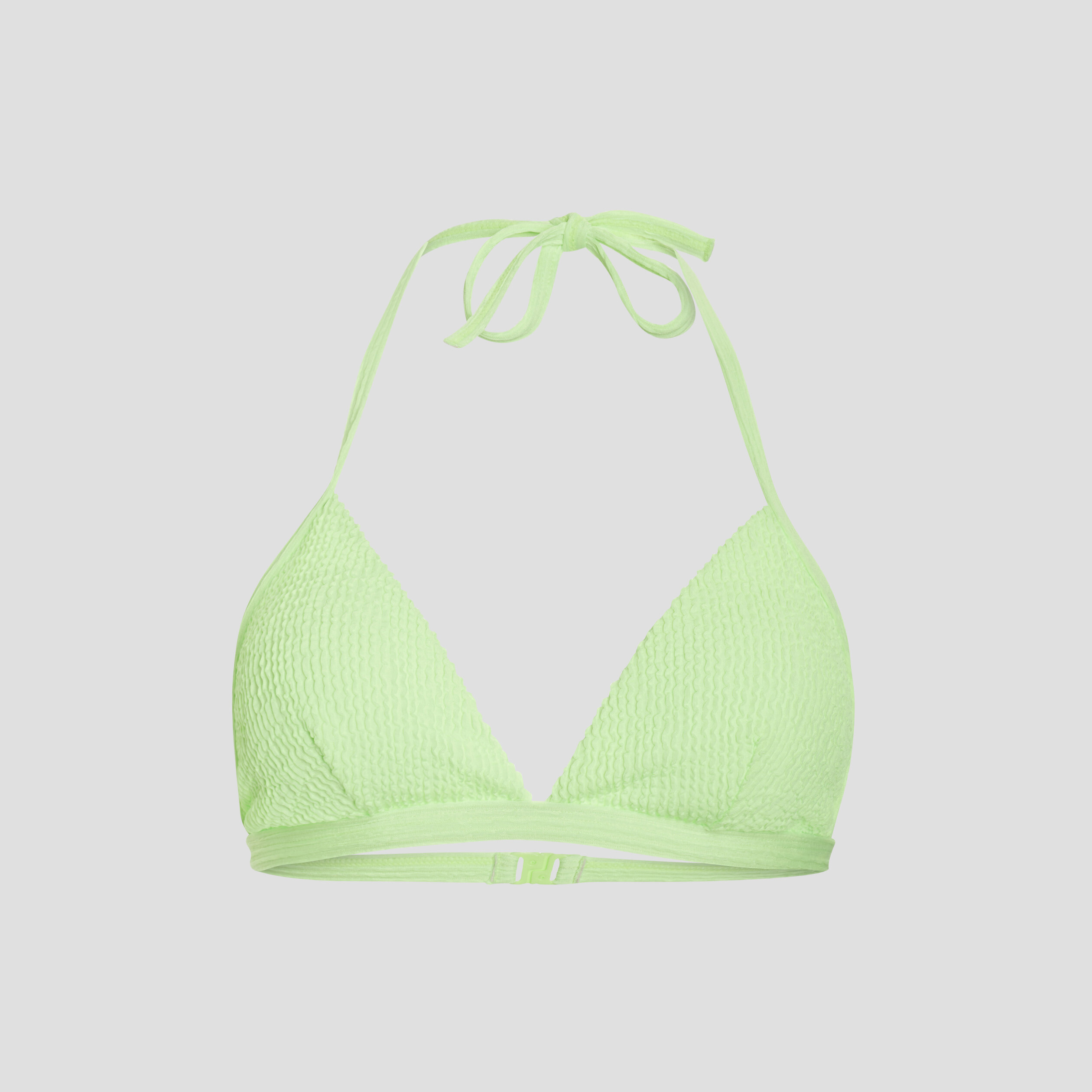 Haut de maillot de bain vert fluo femme | La Halle