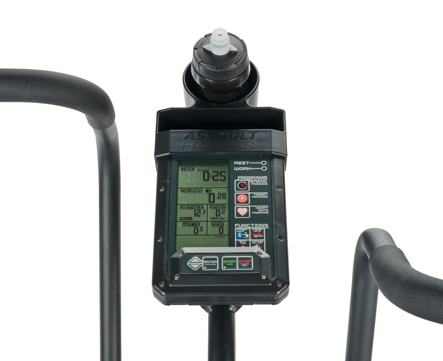 Assault Fitness Air Bike AssaultBike Pro X - Fitnessergometer mit Riemenantrieb (1-tlg), Fitnessbike mit Luftwiderstandsystem, kein Stromanschluss nötig