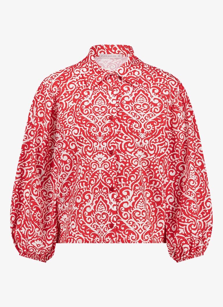 Blouse Joley de Studio Anneloes, imprimée et à manches ballon
